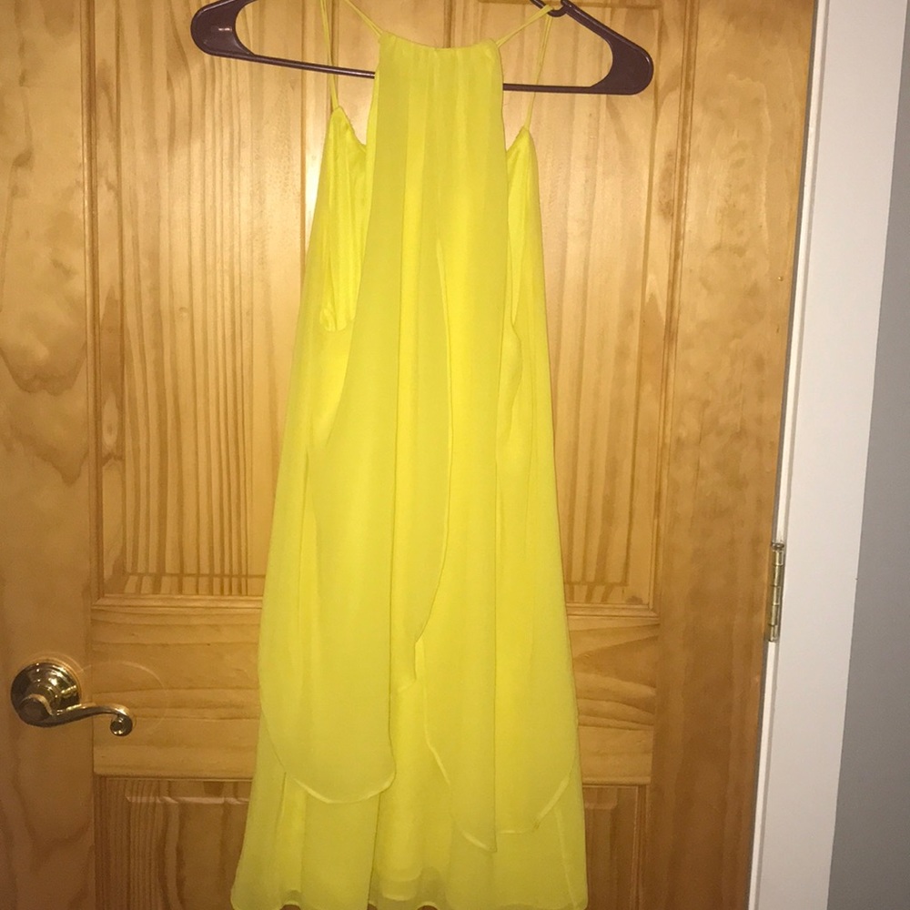 Yellow Racerback Dress - Picture 3 of 4